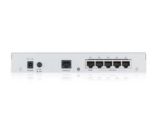 Zyxel USG FLEX 50 HP, 5 Gigabit user-definable ports, 1*1G PoE+, 1*USB with 1 YR Gold Security Pack