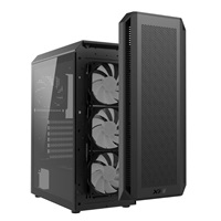 BAZAR - ADATA XPG case VALOR AIR PLUS Mid-Tower, bez zdroje, 4x 120mm Fan, Černá - Poškozený obal (Komplet)