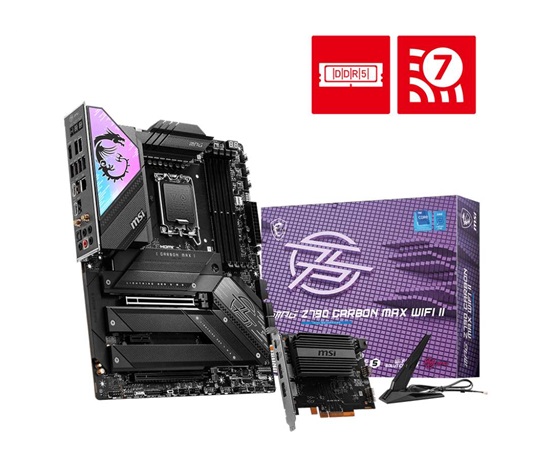 BAZAR - MSI MB Sc LGA1700 MPG Z790 CARBON MAX WIFI II, Intel Z790, 4xDDR5, 1xHDMI, WI-FI - Po opravě (Bez příšlušenství)