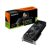 GIGABYTE VGA NVIDIA GeForce RTX 5070 WINDFORCE OC 12G, 12G GDDR7, 3xDP, 1xHDMI