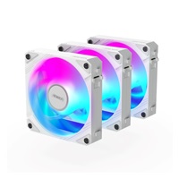 GIGABYTE ventilátor AORUS EZ CHAIN FAN ICE 3-PACK, 3x120mm, bílá