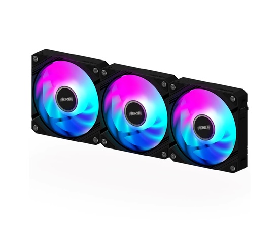 GIGABYTE ventilátor AORUS EZ CHAIN FAN 3-PACK, 3x120mm, černá