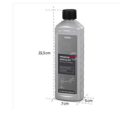 Xavax Premium, tekutý odvápňovač pre kávovary a iné zariadenia, max. 15 barov, 500 ml = 5 použití