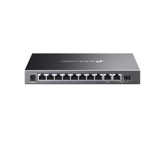 TP-Link OMADA switch ES210GMP (9xGbE,1xGbE/SFPcombo,8xPoE+,123W, fanless)