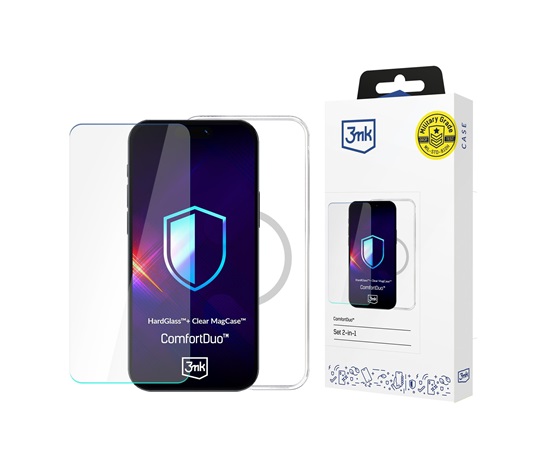 3mk ComfortDuo Clear MagCase pro Apple iPhone 16
