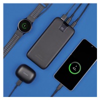 Hama PD 20 powerbanka, 20000 mAh, PD, Qualcomm, 3 výstupy: 2x USB-C, 1x USB-A, LED displej,