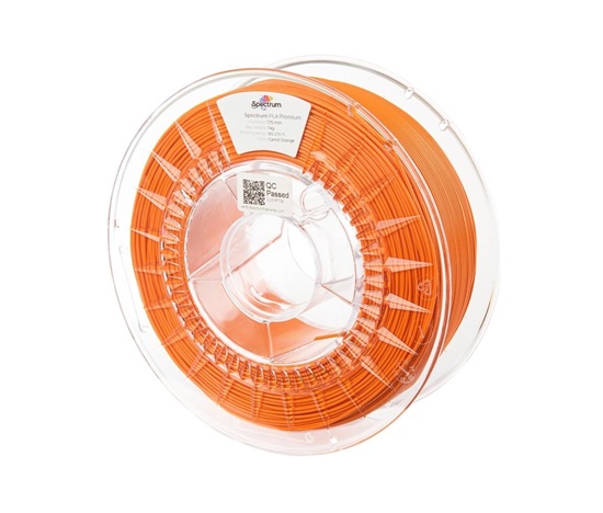 SPECTRUM Tisková struna (filament) Premium PLA 1.75mm CARROT ORANGE 1kg