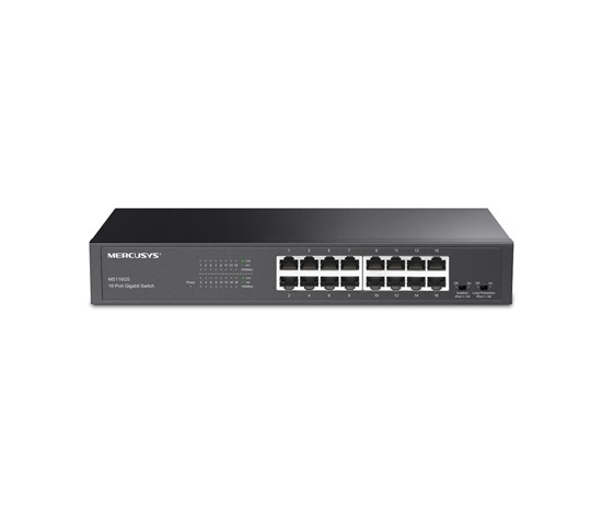 MERCUSYS switch MS116GS (16xGbE, fanless)