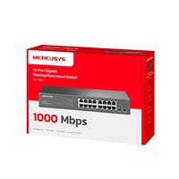 MERCUSYS switch MS116GS (16xGbE, fanless)