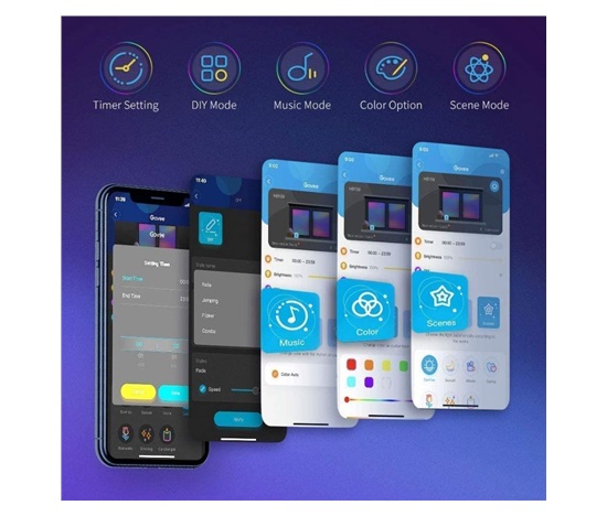 BAZAR - Govee WiFi RGB Smart LED pásek 10m - Poškozený obal (Komplet)