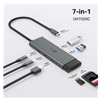 TP-Link UH7020C USB-C hub 7v1 (2x USB3.2Gen1,1xUSB-C3.2Gen1, 1xHDMI, 1xSD, 1xmicroSD, PD 100W)