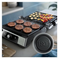 Philips 5000 Series HD6301/90 elektrický kontaktní gril, 2200 W, odkapávací nádobka, černý/kovový