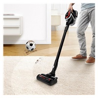 Bosch Unlimited Series 8 tyčový vysavač, akumulátorový, 63 dB, bezsáčkový, černá