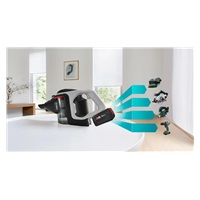 Bosch Unlimited Series 8 Gen2 tyčový vysavač, akumulátorový, 79 dB, bezsáčkový, černá / šedá
