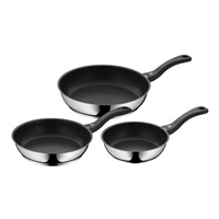 WMF sada pánví Devil, 3 kusy, 20 cm + 24 cm + 28 cm, nerezová ocel