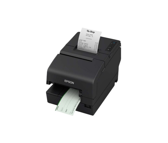 Epson TM-H6000VI, cutter, MICR, USB, RS232, Ethernet, OPOS, black