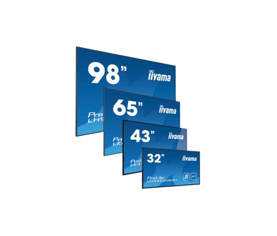 iiyama ProLite LFDs, 109,2 cm (43''), 4K, USB, kit, black