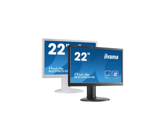 iiyama ProLite XUB2292HSU-W6, 54.6cm (21.5''), Full HD, USB, kit (USB), white