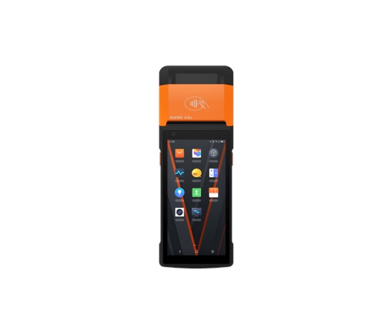 SUNMI V2s, 14 cm (5.5''), GPS, USB-C, BT, Wi-Fi, 4G, NFC, Android, GMS