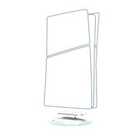 TRUST podstavec pod PS5 GXT 229, LED, USB-C, bílá