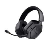 TRUST Herní sluchátka GXT 493 Carus, Bluetooth, 2.4GHz, černá