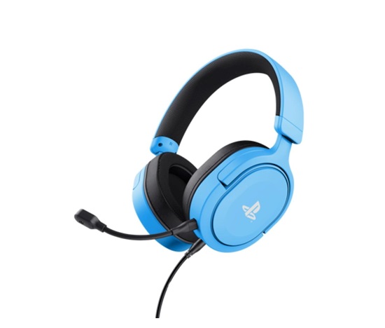 TRUST sluchátka GXT 498B FORTA PS5 Gaming Headset, Sony Licensed, modrá