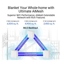 BAZAR - ASUS ZenWifi BD4 2-pack, WiFi7 Extendable Router, AiMesh, 2x WAN/LAN - Poškozený obal (Komplet)