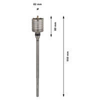 Bosch vrtací korunka PRO SDS max-5 Core Cutter, jeden kus, 82 × 80 × 420 mm