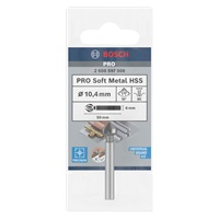 Bosch záhlubník PRO Soft Metal HSS, 10,4 × 50 mm, M5