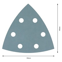 Brusný papír PRO F355, 93 mm, G1200, 5 ks