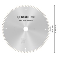 Bosch pilový kotouč PRO Multi Material pro okružní pilu, 305 × 3,2 × 30 mm, T96