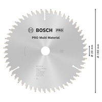 Bosch pilový kotouč PRO Multi Material pro okružní pilu, 190 × 2,4 × 20 mm