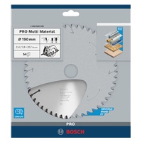 Bosch pilový kotouč PRO Multi Material pro okružní pilu, 190 × 2,4 × 20 mm