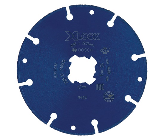 Bosch řezný kotouč EXPERT Diamond Metal Wheel X-LOCK 115 × 22,23 mm