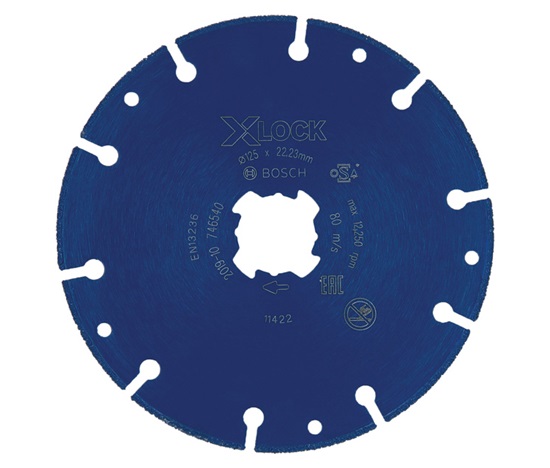 Bosch diamantový řezací kotouč EXPERT Diamond Metal Wheel X-LOCK 125 × 22,23 mm