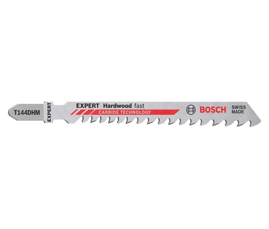Bosch pilový plátek pro přímočaré pily EXPERT Hardwood Fast T 144 DHM, 3 ks