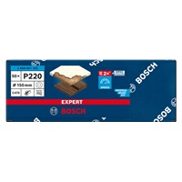 Bosch brusný papír EXPERT C470 s 6 otvory pro vibrační brusky 150 mm, G 220, 50 ks
