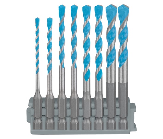 Bosch sada vrtáků EXPERT HEX-9 MultiConstruction 3–8 mm pro Pick & Click