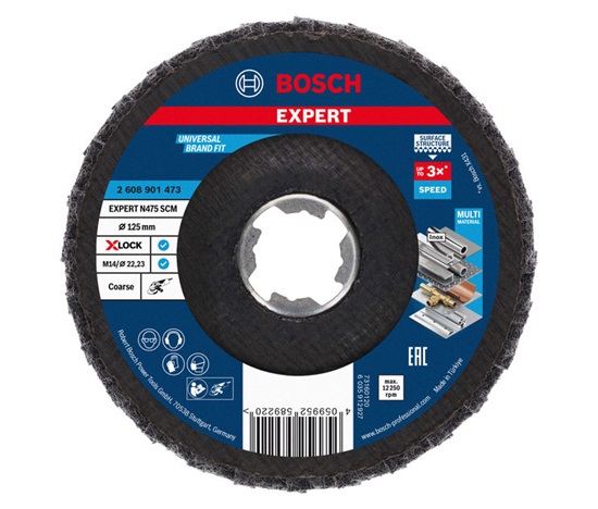 Bosch kotouč EXPERT N475 SCM X-LOCK, 125 mm, hrubý