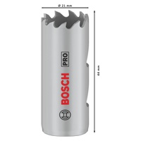 Bosch děrovka PRO Multi Material, 21 mm, se závitem