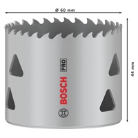Bosch děrovka PRO Multi Material, 60 mm, se závitem