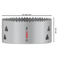 Bosch děrovka PRO Multi Material, 105 mm, se závitem