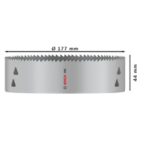 Bosch děrovka PRO Multi Material, 177 mm, se závitem