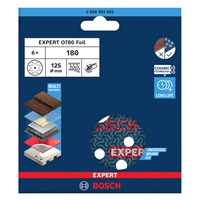 Bosch brusný kotouč EXPERT O780 s fólií, 125 mm, G180