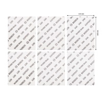 Bosch sada ručních brusných sítí EXPERT W480 Web 1/4, 115 × 140 mm, G120 (2×); G180 (2×); G240 (1×); G320 (1×), 6 ks