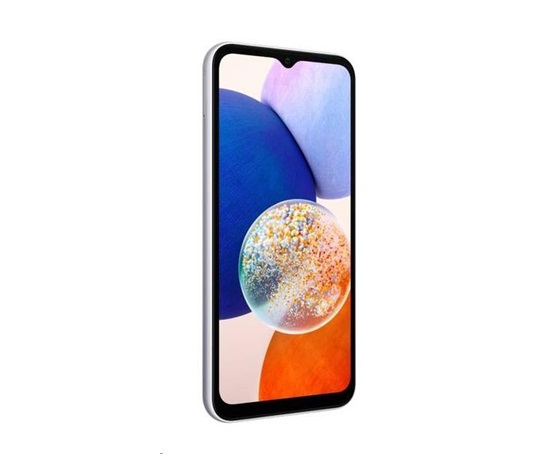 BAZAR - Samsung Galaxy A14 (A146), 4/128 GB, 5G, EU, stříbrná - Po opravě (Bez příšlušenství)