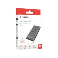 VERBATIM externí SSD 4TB, USB4, USB-C, R:3700 / 3600MB/s, šedá