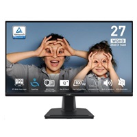MSI LCD PRO MP275Q, 27" 2560x1440, IPS, 100Hz, 4ms, VESA 100x100mm, N/A, Black