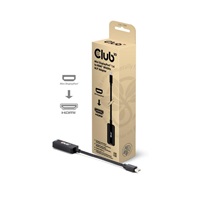 Club3D Adaptér miniDP 1.4 na HDMI, 4K120Hz nebo 8K60Hz HDR10+, M/F, 9cm