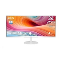 MSI LCD PRO MP341CQW, 34" 3440x1440 Curved, VA, 100Hz, 4ms, VESA 100x100mm, N/A, White